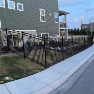 Draper Traverse Mountain, Utah iron fence installation
