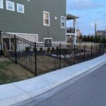 Draper Utah ornamental iron fence installation