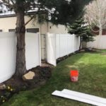 Utah County vinyl fence installation