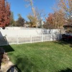 Vinyl picket fence Utah County