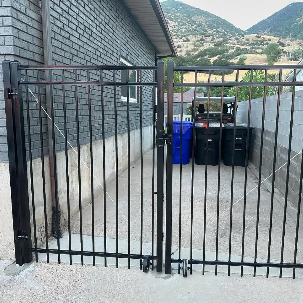 Professional Fence Installation in Saratoga Springs, Utah completed by Frontier Fence
