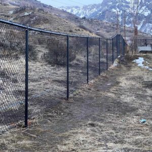 Chain link fence installation in Pleasant Grove, UT