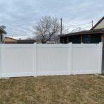 Payson, Utah vinyl fence installation
