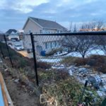Pleasant Grove, Utah new vinyl fence installation