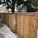 Utah County wood fence installation